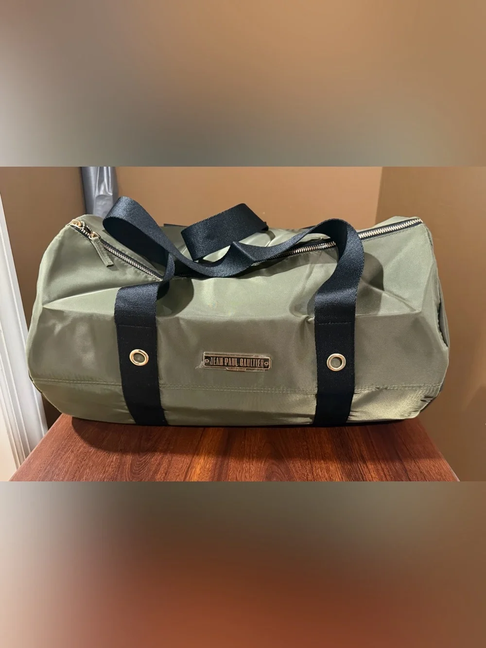 Jean Paul Gaultier Olive Green Duffel  / 11 pieces man. NWT